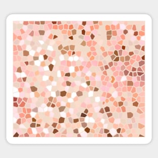 Orange Mosaic Sticker